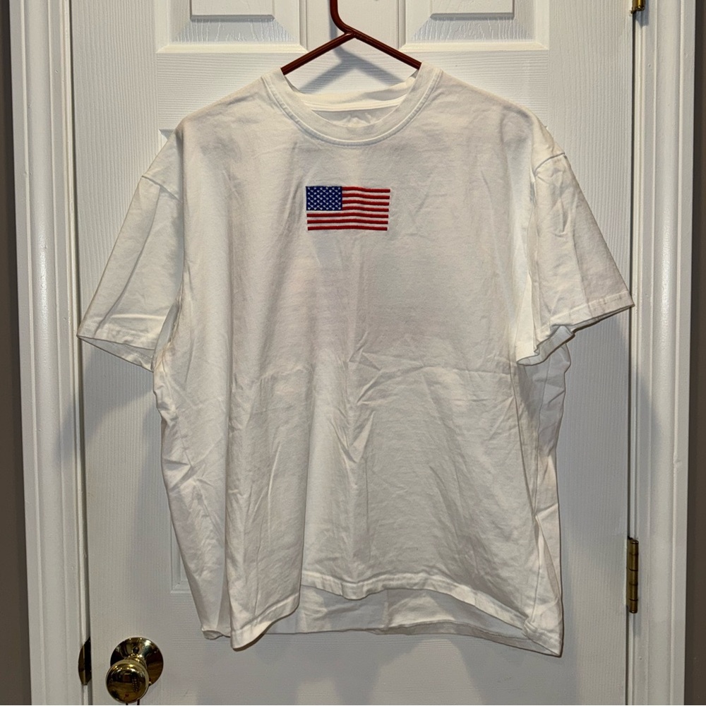 Sunkissed Coconut Embroidered USA Tee